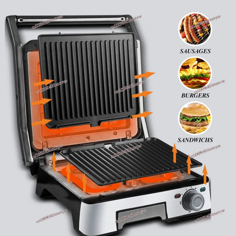 Household Barbecue Grill Electric Baking Pan Light Oil Less Smoke Multi-function 1800w High Power Quick Heating
Household Barbecue Grill Electric Baking Pan Light Oil Less Smoke Multi-function 1800w High Power Quick Heating