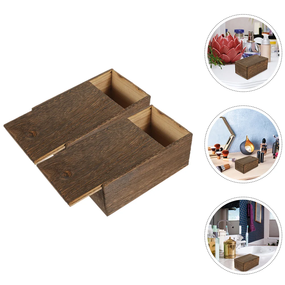 2 Pcs Shirt Boxes for Presents Wooden Drawer Decorative Jewelry Case Holder Organizer Earring Storage Trinket Container
2 Pcs Shirt Boxes for Presents Wooden Drawer Decorative Jewelry Case Holder Organizer Earring Storage Trinket Container
