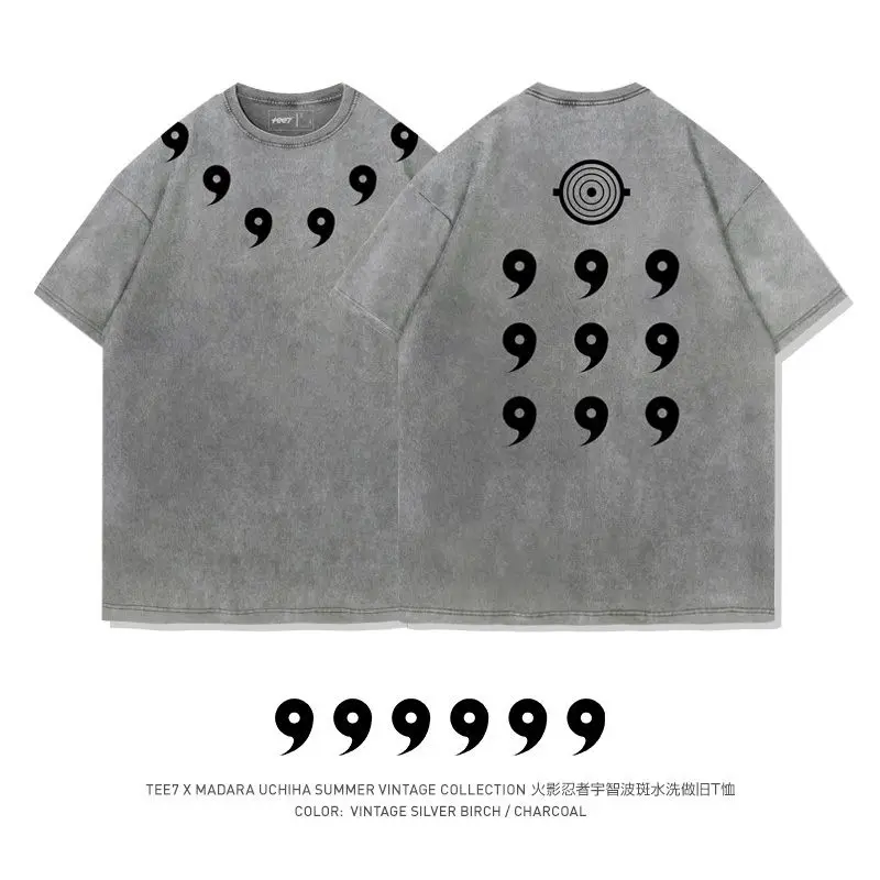 Japanese Anime Naruto T-Shirt Uchiha Madara Six Path Mode Washing And Aging Ins Minimalist Pure Cotton Short Sleeve
Japanese Anime Naruto T-Shirt Uchiha Madara Six Path Mode Washing And Aging Ins Minimalist Pure Cotton Short Sleeve