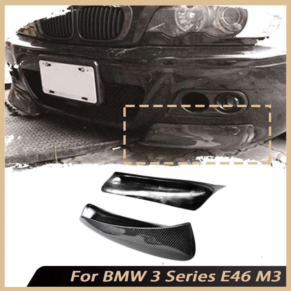Carbon Fiber Front Bumper Lip Splitters Flaps Apron Cover Trim For BMW 3 Series E46 M3 1999-2006 FRP Front Spoiler Canards Guard
Carbon Fiber Front Bumper Lip Splitters Flaps Apron Cover Trim For BMW 3 Series E46 M3 1999-2006 FRP Front Spoiler Canards Guard