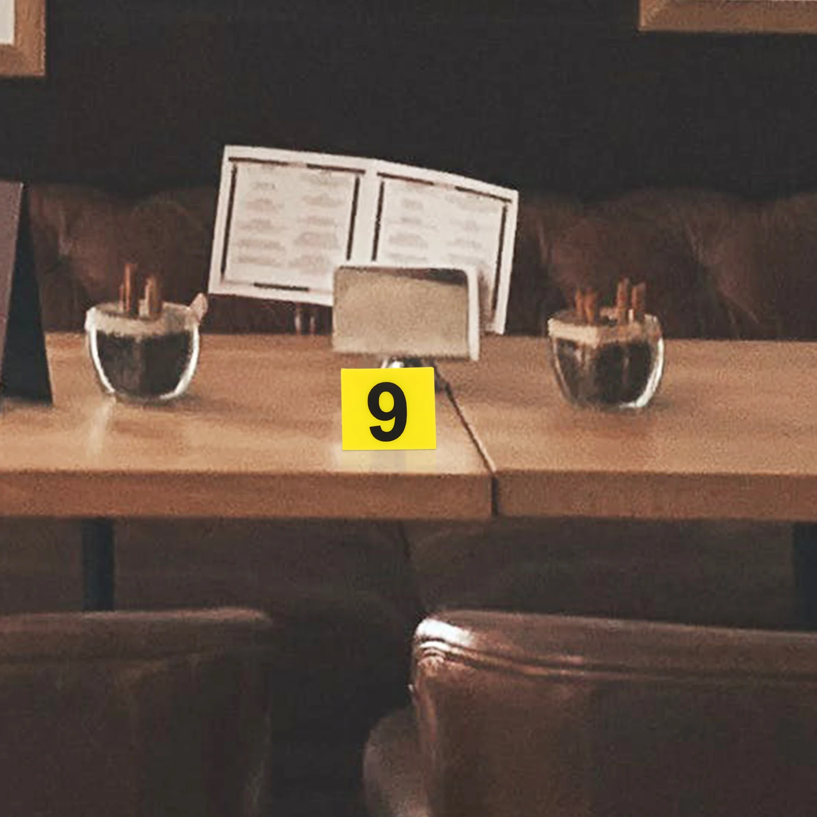 20pcs Acrylic V-Shaped Number Plates 5 5x6 3cm Yellow Background Black Numbers Double Sided Table Markers Restaurant Evidence
20pcs Acrylic V-Shaped Number Plates 5 5x6 3cm Yellow Background Black Numbers Double Sided Table Markers Restaurant Evidence
