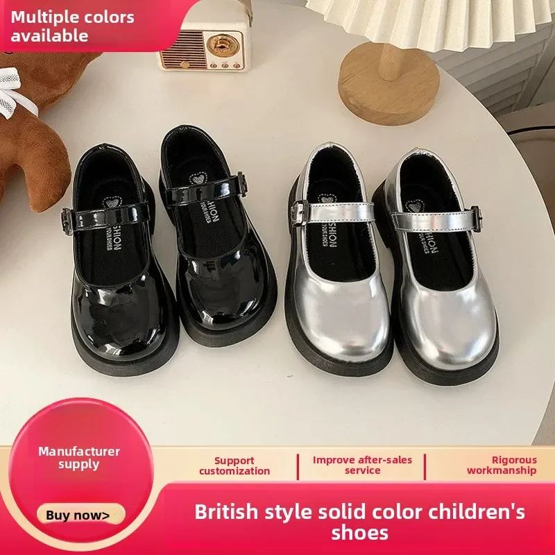 Princess Girl PU Shoe Kids Mary Jane Flats for Student Black School Platform Baby Toddler Footwear 24-35
Princess Girl PU Shoe Kids Mary Jane Flats for Student Black School Platform Baby Toddler Footwear 24-35