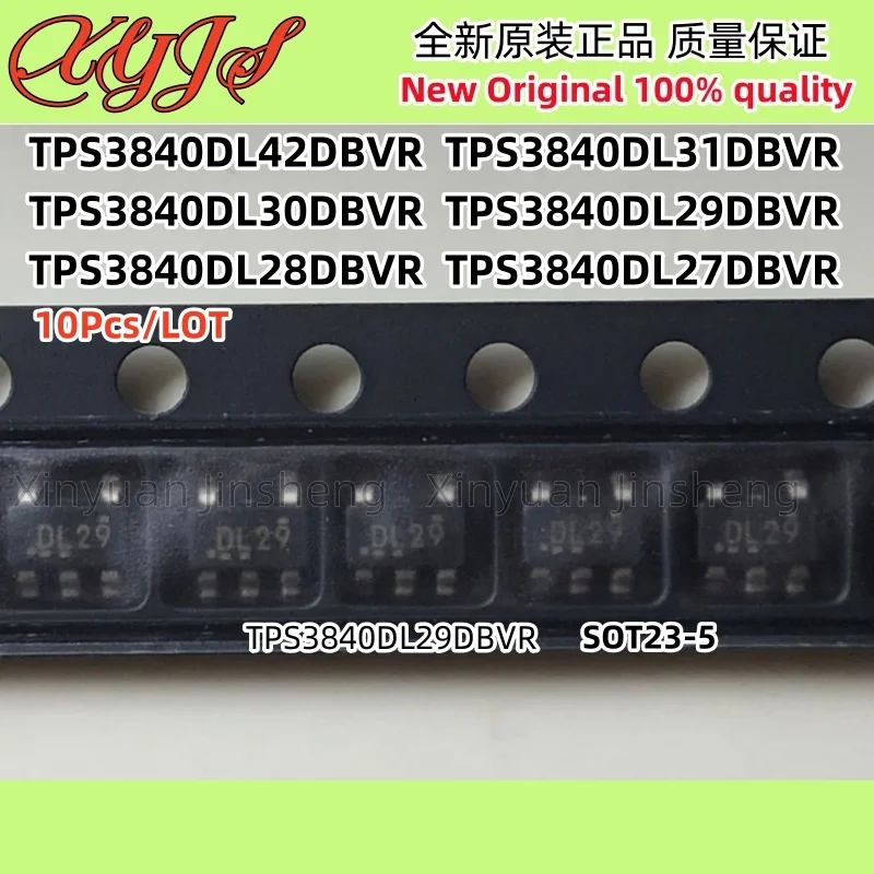 10Pcs TPS3840DL42DBVR TPS3840DL31DBVR TPS3840DL30DBVR TPS3840DL29DBVR TPS3840DL28DBVR TPS3840DL27DBVR SOT23-5 TPS3840 100% New
10Pcs TPS3840DL42DBVR TPS3840DL31DBVR TPS3840DL30DBVR TPS3840DL29DBVR TPS3840DL28DBVR TPS3840DL27DBVR SOT23-5 TPS3840 100% New