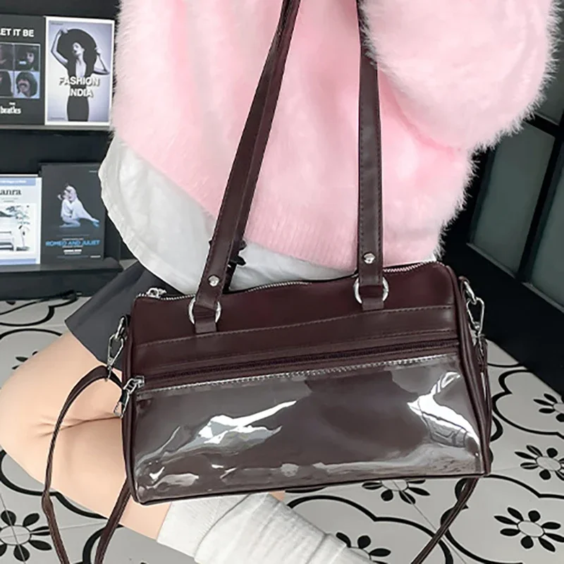 HAEX Y2K Women Handbags Fashion 2025 New Designer Moto Style Underarm Shoulder Ita Bags Subculture JK Crossbody Bolso Mujer
HAEX Y2K Women Handbags Fashion 2025 New Designer Moto Style Underarm Shoulder Ita Bags Subculture JK Crossbody Bolso Mujer