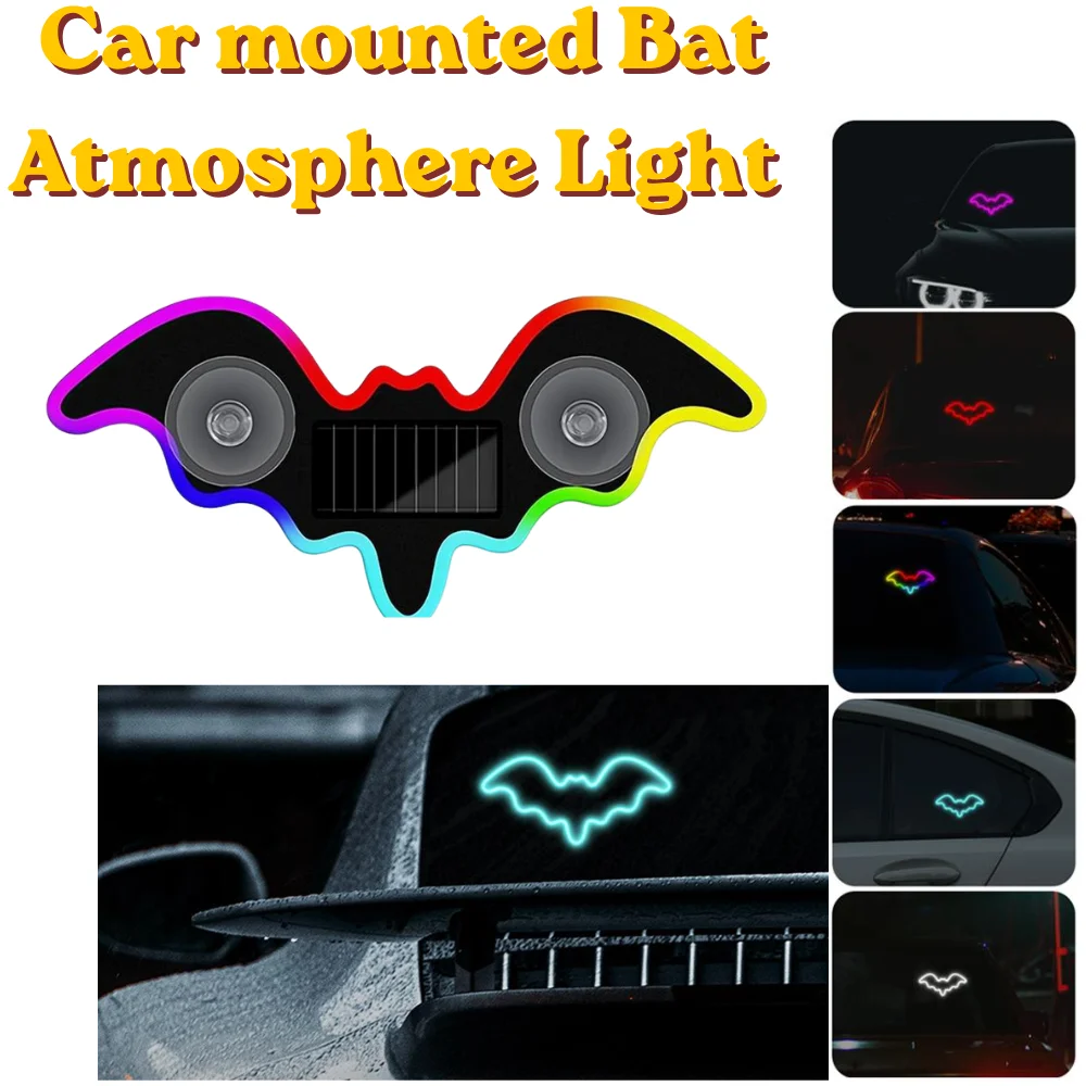 Car mounted Bat Atmosphere Light Bat-shaped Neon Light Rear Window Illuminated Interior Decoration Atmosphere Light
Car mounted Bat Atmosphere Light Bat-shaped Neon Light Rear Window Illuminated Interior Decoration Atmosphere Light