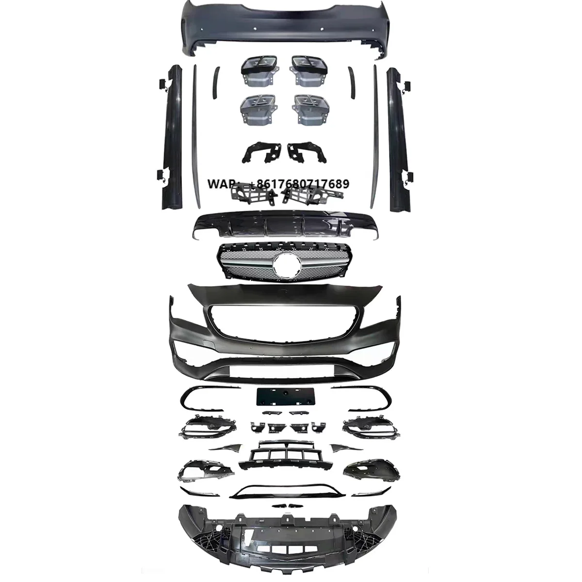 Auto Body System Car Bumpers Bodykit for CLA Class W117 2013-2019 Upgrade to CLA45
Auto Body System Car Bumpers Bodykit for CLA Class W117 2013-2019 Upgrade to CLA45