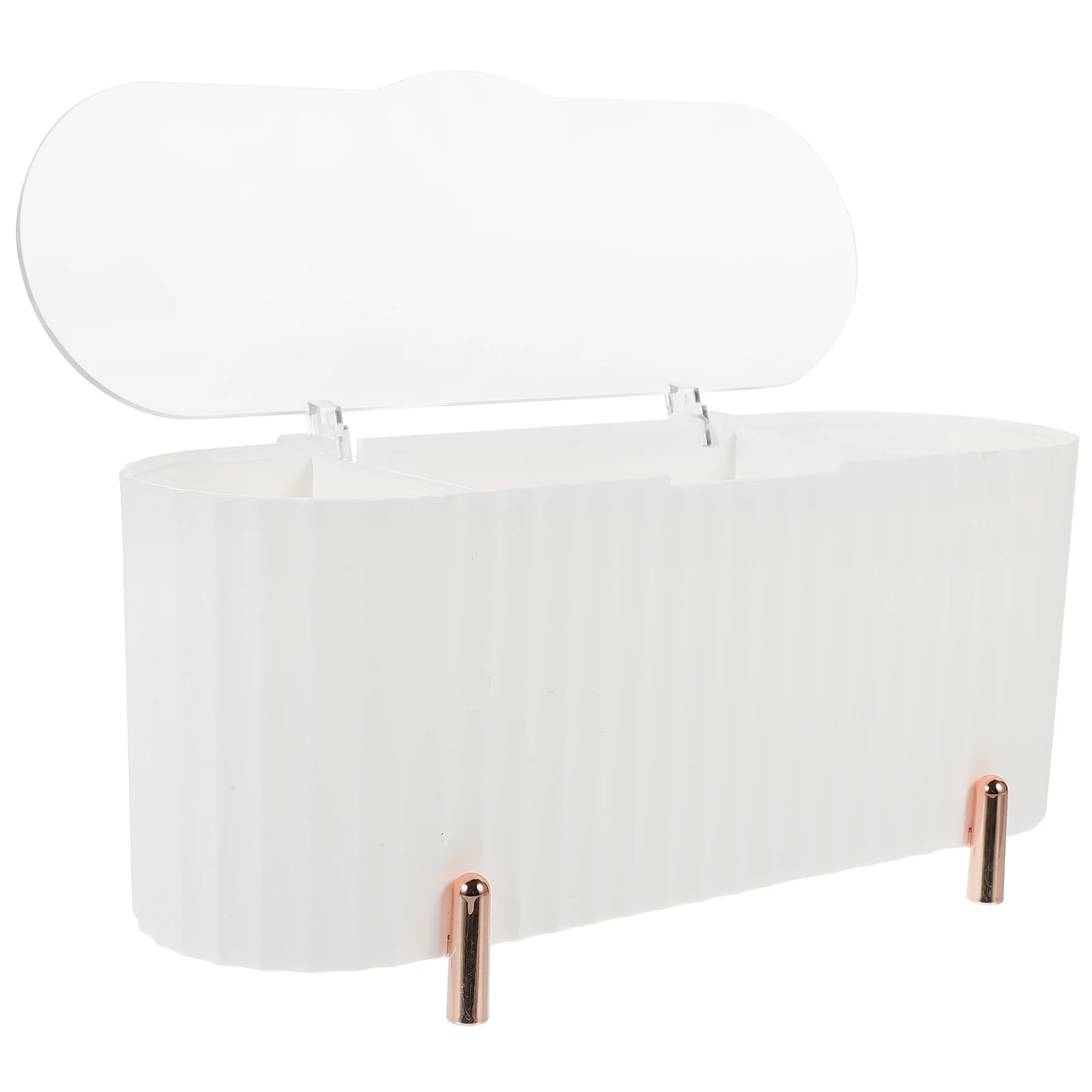 Storage Box 4 Slots Organizer Vanity Desk Travel Cotton Pad Container Swabs Dispenser Round Holder
Storage Box 4 Slots Organizer Vanity Desk Travel Cotton Pad Container Swabs Dispenser Round Holder