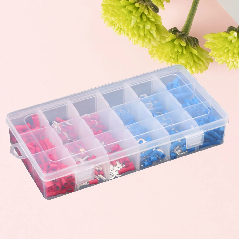 360Pcs Electrical Insulated Crimp Terminal Connectors Set Copper Tin-Plated Electrical Wiring Repair Kit Butt Spade Ring Quick
360Pcs Electrical Insulated Crimp Terminal Connectors Set Copper Tin-Plated Electrical Wiring Repair Kit Butt Spade Ring Quick