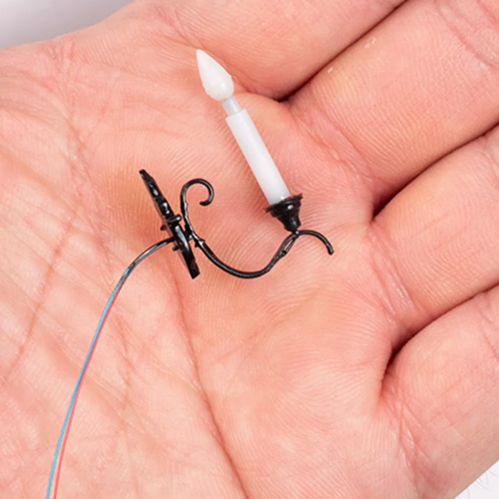 5pcs Mini Wall Lamp Black 1/87 Warm White Light Material for Dollhouse Sand Table Miniature Garden Decor Landscape House LED
5pcs Mini Wall Lamp Black 1/87 Warm White Light Material for Dollhouse Sand Table Miniature Garden Decor Landscape House LED