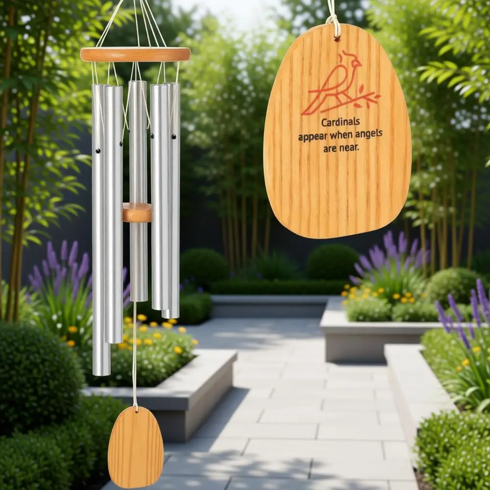 22-inch Reflective Wind Chime: The Lord's Prayer, Outdoor and Memorial Garden Decor
22-inch Reflective Wind Chime: The Lord's Prayer, Outdoor and Memorial Garden Decor