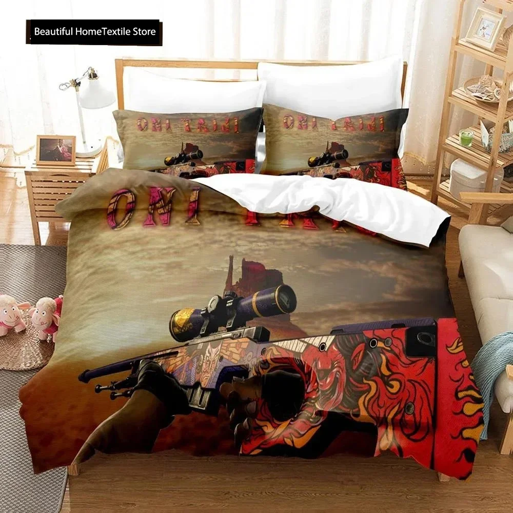 Shooting Game Csgo Comfortable Duvet Quilt Cover Pillowcase Bedding Set Children Bedroom Decoration Home Textile
Shooting Game Csgo Comfortable Duvet Quilt Cover Pillowcase Bedding Set Children Bedroom Decoration Home Textile