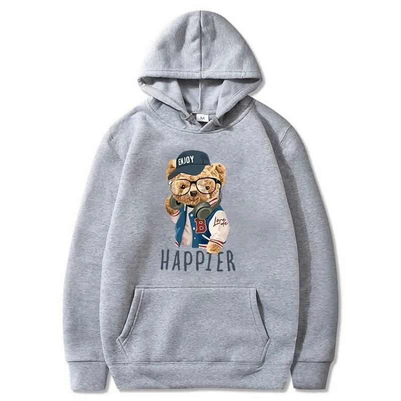 New Fun Teddy Bear Hooded Casual Shirt for Men's Fashion Sweatshirt Loose Street Multi Color Sweatshirt
New Fun Teddy Bear Hooded Casual Shirt for Men's Fashion Sweatshirt Loose Street Multi Color Sweatshirt