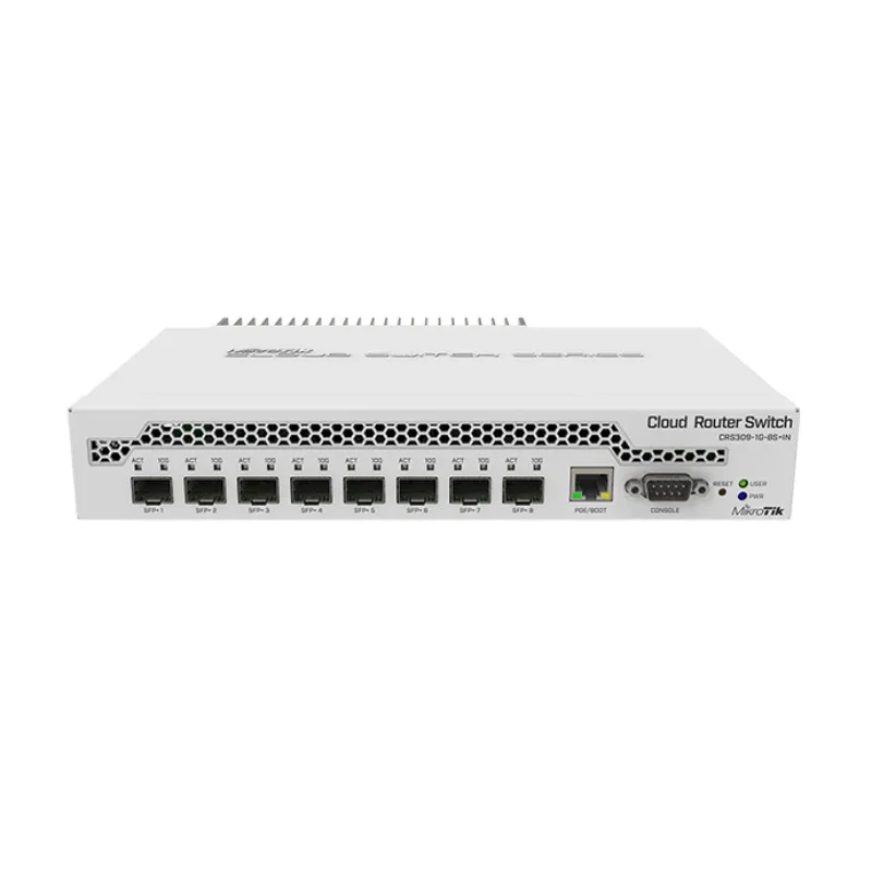 CRS309-1G-8S+IN 10g 9-портовый интеллектуальный переключатель с двойной рабочей системой
CRS309-1G-8S+IN 10g 9-портовый интеллектуальный переключатель с двойной рабочей системой
