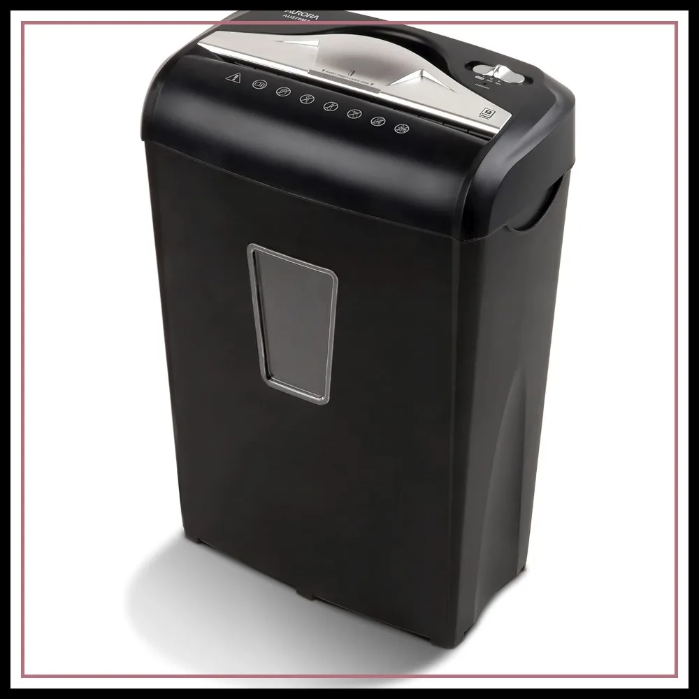 High-Security 8-Sheet Micro-Cut Paper Credit Card Shredder for Home Office