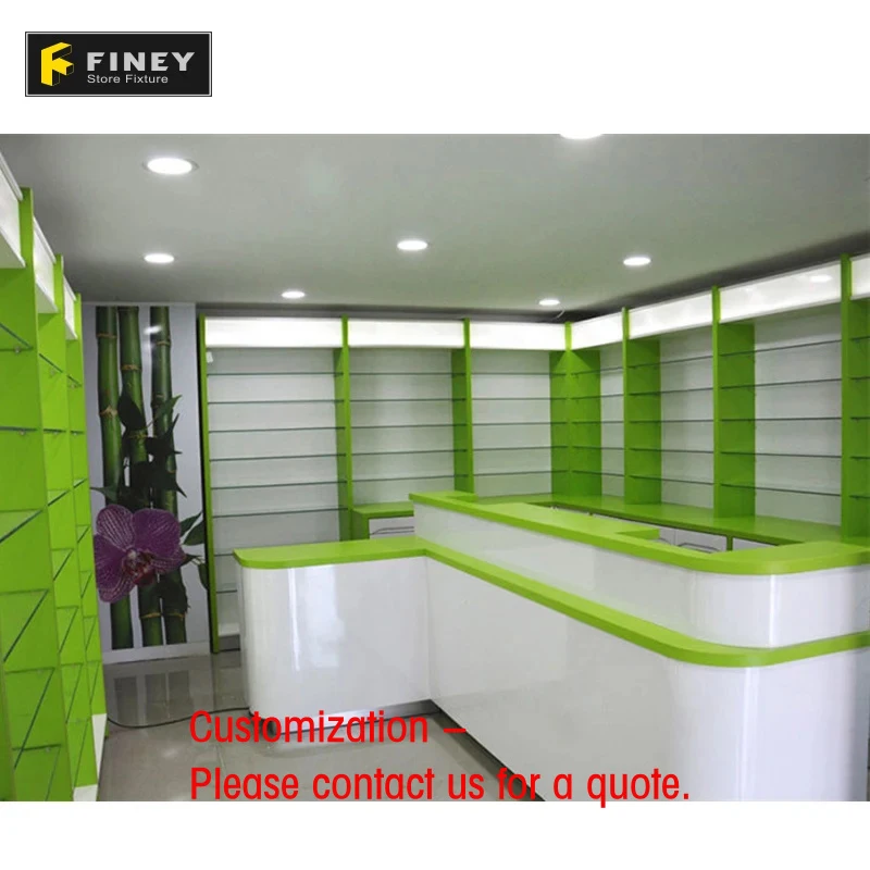 custom.Modern Pharmacy Medical Shop Interior Layout Decoration Design Customized Cash Counter Display Shelves Furniture
custom.Modern Pharmacy Medical Shop Interior Layout Decoration Design Customized Cash Counter Display Shelves Furniture
