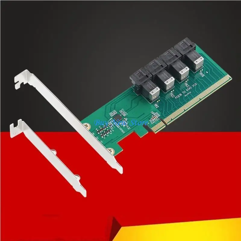 20ce U.2 до PCIe Расширение PCI-EXPRESS3.0 x16 до 4 портов Minisas SFF-8643 SFF-8639
20ce U.2 до PCIe Расширение PCI-EXPRESS3.0 x16 до 4 портов Minisas SFF-8643 SFF-8639