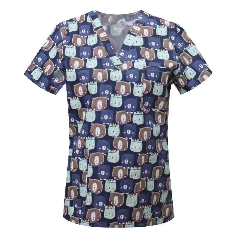Women's Nursing Clothing High-Quality Print Accessories Doctors Medical Uniform Hospital Nurse Beauty Salon Scrubs Top Women
Women's Nursing Clothing High-Quality Print Accessories Doctors Medical Uniform Hospital Nurse Beauty Salon Scrubs Top Women