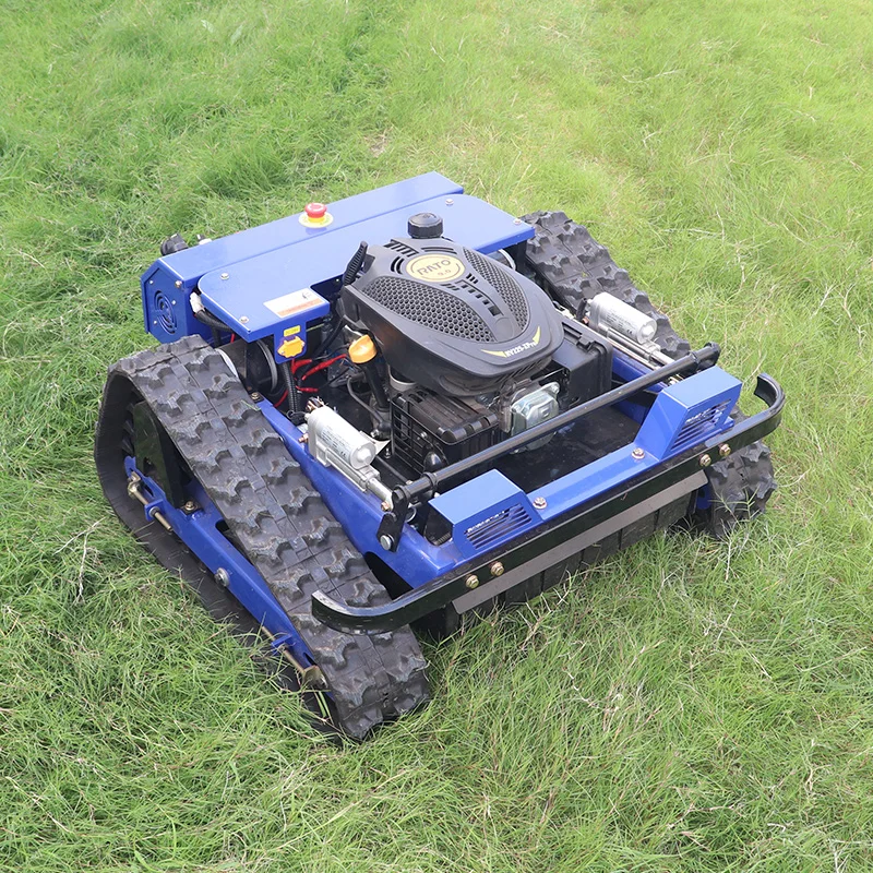 All Terrain Automatic 800mm Remote Control Lawn Mower Multi-functional Garden Weeding Tracked Lawn Mower Robot
All Terrain Automatic 800mm Remote Control Lawn Mower Multi-functional Garden Weeding Tracked Lawn Mower Robot