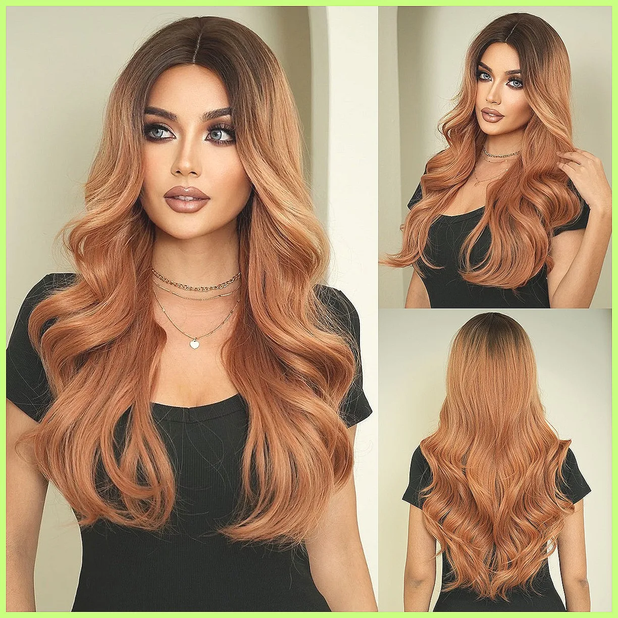 Fashionable Women's Synthetic Wig | Wavy Long Curly Hair | Multiple Colors & Styles | Large wavy synthetic hair wig
Fashionable Women's Synthetic Wig | Wavy Long Curly Hair | Multiple Colors & Styles | Large wavy synthetic hair wig