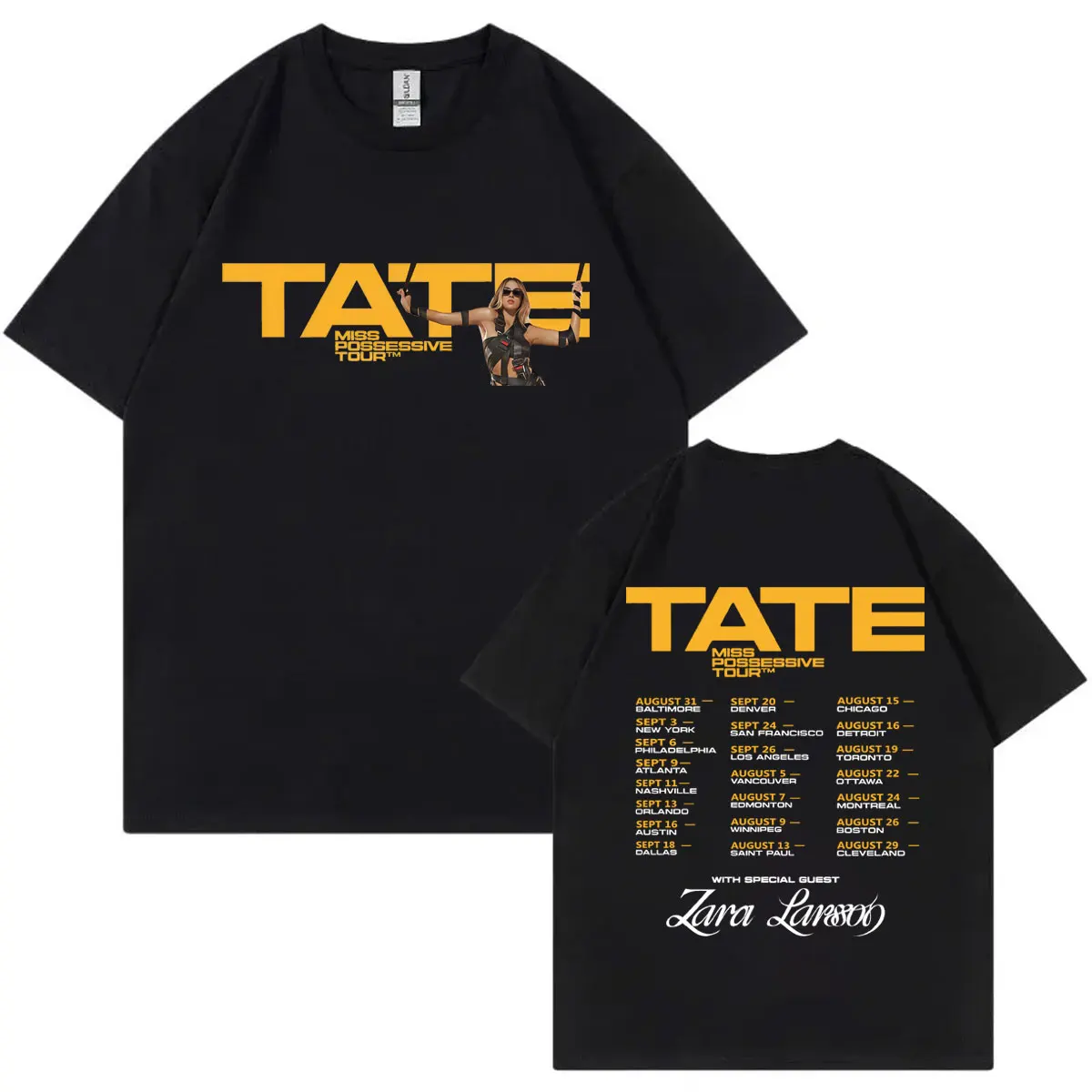 Singer Tate McRae Graphic T Shirts Miss Possessive Tour 2025 Merch T-shirt Men's Women's Fashion Y2k Aesthetic T-shirts Fan Gift
Singer Tate McRae Graphic T Shirts Miss Possessive Tour 2025 Merch T-shirt Men's Women's Fashion Y2k Aesthetic T-shirts Fan Gift