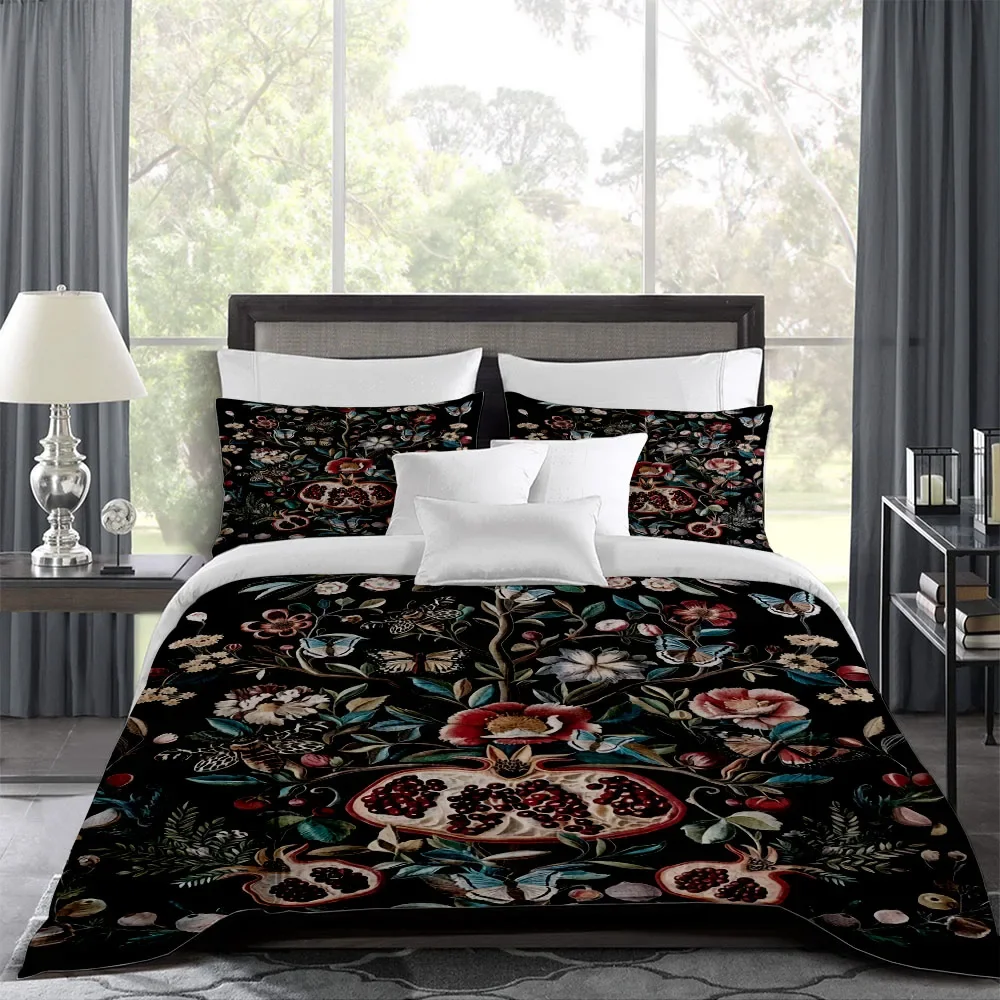 Gothic Pomegranate Duvet Cover Set EU Single Double King US Twin Full Queen Size Bed Linen Set
Gothic Pomegranate Duvet Cover Set EU Single Double King US Twin Full Queen Size Bed Linen Set