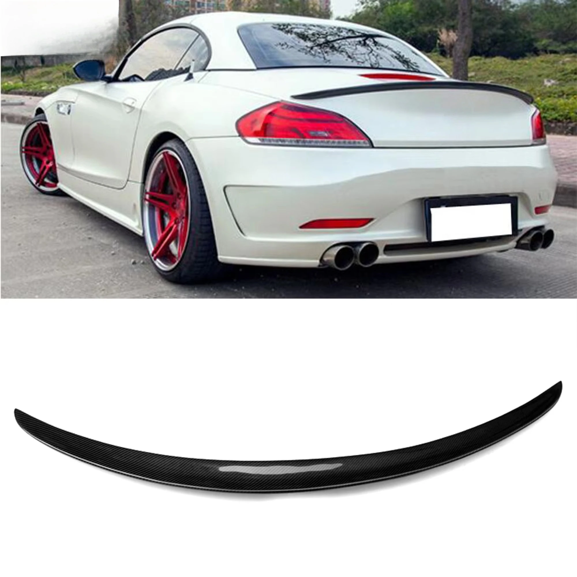 High Glossy Carbon Fiber 3d Design Z4 E89 Rear Spoiler Trunk Wing For Z4 E89 2009-16
High Glossy Carbon Fiber 3d Design Z4 E89 Rear Spoiler Trunk Wing For Z4 E89 2009-16
