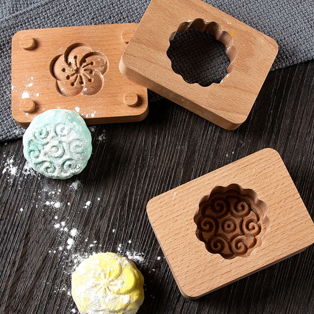 Double Layer Beech Wood Mooncake Mold Pastry Tool Green Bean Cake Squeezer Baking Supplies H Press Non Scratch Easy 
Double Layer Beech Wood Mooncake Mold Pastry Tool Green Bean Cake Squeezer Baking Supplies H Press Non Scratch Easy