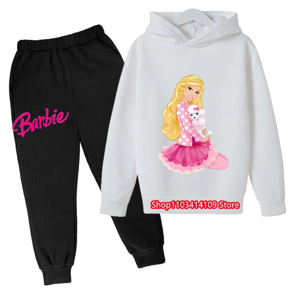 22024 Hot Barbie Cute Clothes Kids Hooded Sweatshirt + SweatPants 2pcs Sets Boys Cartoon Hoodies Teenager Girls Casual Outfits A
22024 Hot Barbie Cute Clothes Kids Hooded Sweatshirt + SweatPants 2pcs Sets Boys Cartoon Hoodies Teenager Girls Casual Outfits A