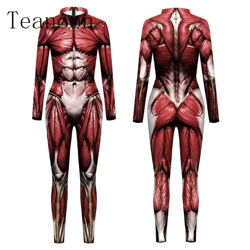 Titans Bodysuit Muscle Pattern Jumpsuit Anime Giant Cosplay Costume Halloween Bodysuit Spandex Zentai Party Adult Zipper Rompers
Titans Bodysuit Muscle Pattern Jumpsuit Anime Giant Cosplay Costume Halloween Bodysuit Spandex Zentai Party Adult Zipper Rompers
