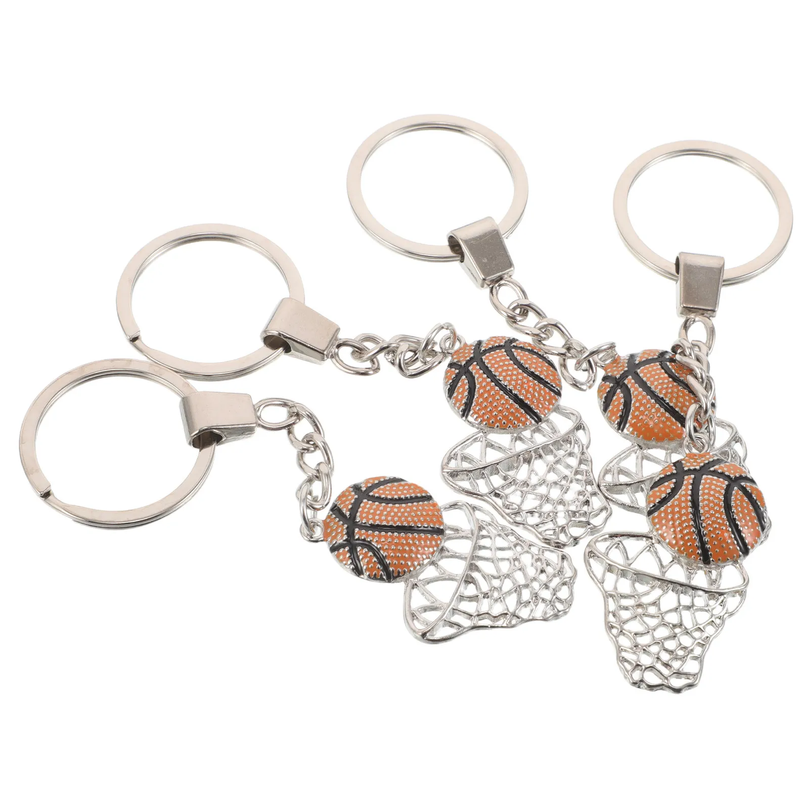 4Pcs Basketball Hoop Keychains Stylish Metal Basketball Key Rings Sports Ball Pendant Party Favors School Bags Accessories
4Pcs Basketball Hoop Keychains Stylish Metal Basketball Key Rings Sports Ball Pendant Party Favors School Bags Accessories