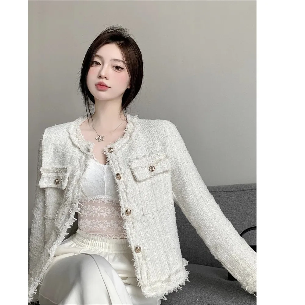 Coat autumn/winter 2025 new style temperament tassel chic short style street long sleeved top women's clothing
Coat autumn/winter 2025 new style temperament tassel chic short style street long sleeved top women's clothing