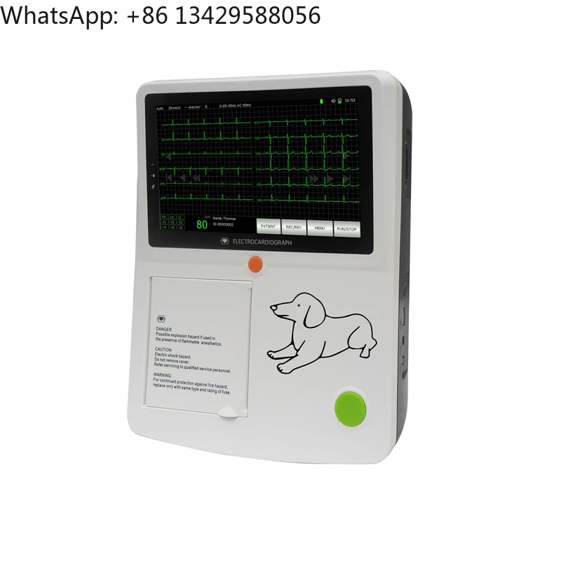 7inch Touch Screen 12 Leads Veterinary Pet Use 3 Three Channel ECG EKG Machine
7inch Touch Screen 12 Leads Veterinary Pet Use 3 Three Channel ECG EKG Machine
