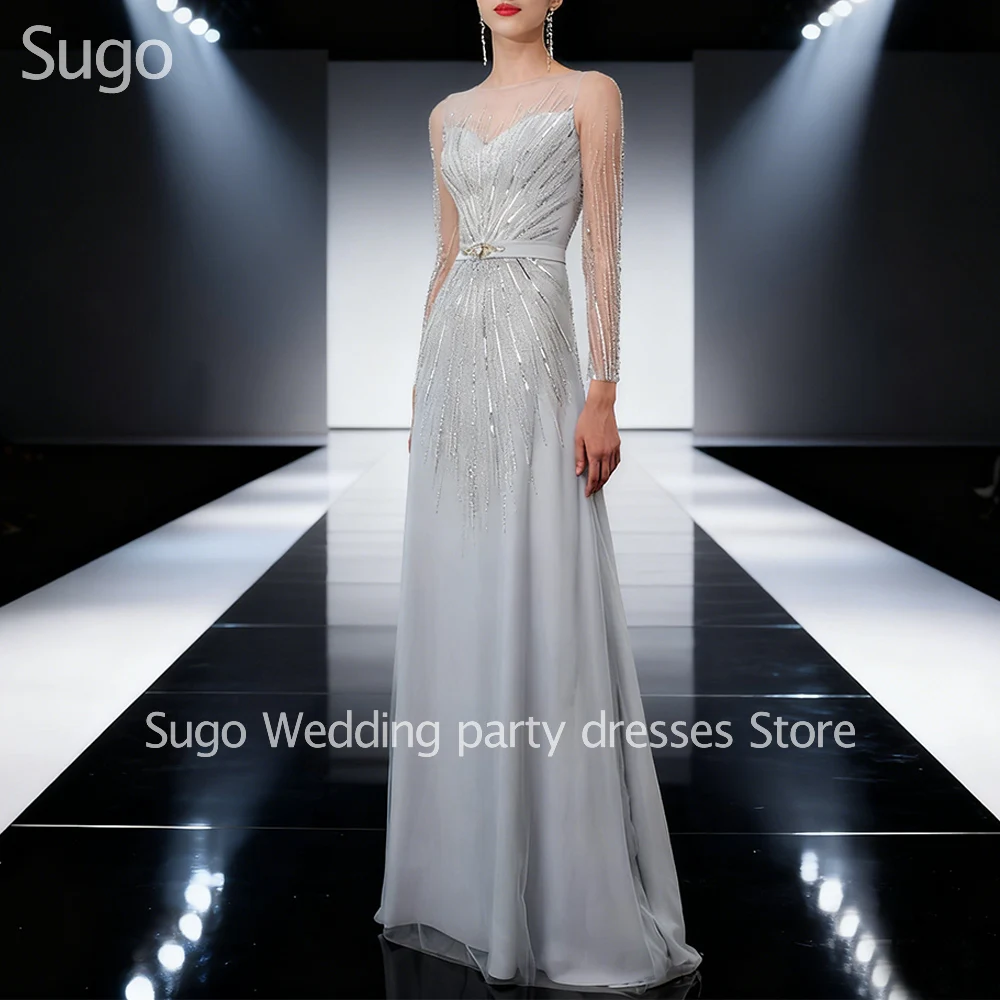 Customized New In Sparkle Long Evening Dresses for Special Occasions Beads Boat-Neck Women Luxury Gala Prom Party Gowns 2025
Customized New In Sparkle Long Evening Dresses for Special Occasions Beads Boat-Neck Women Luxury Gala Prom Party Gowns 2025