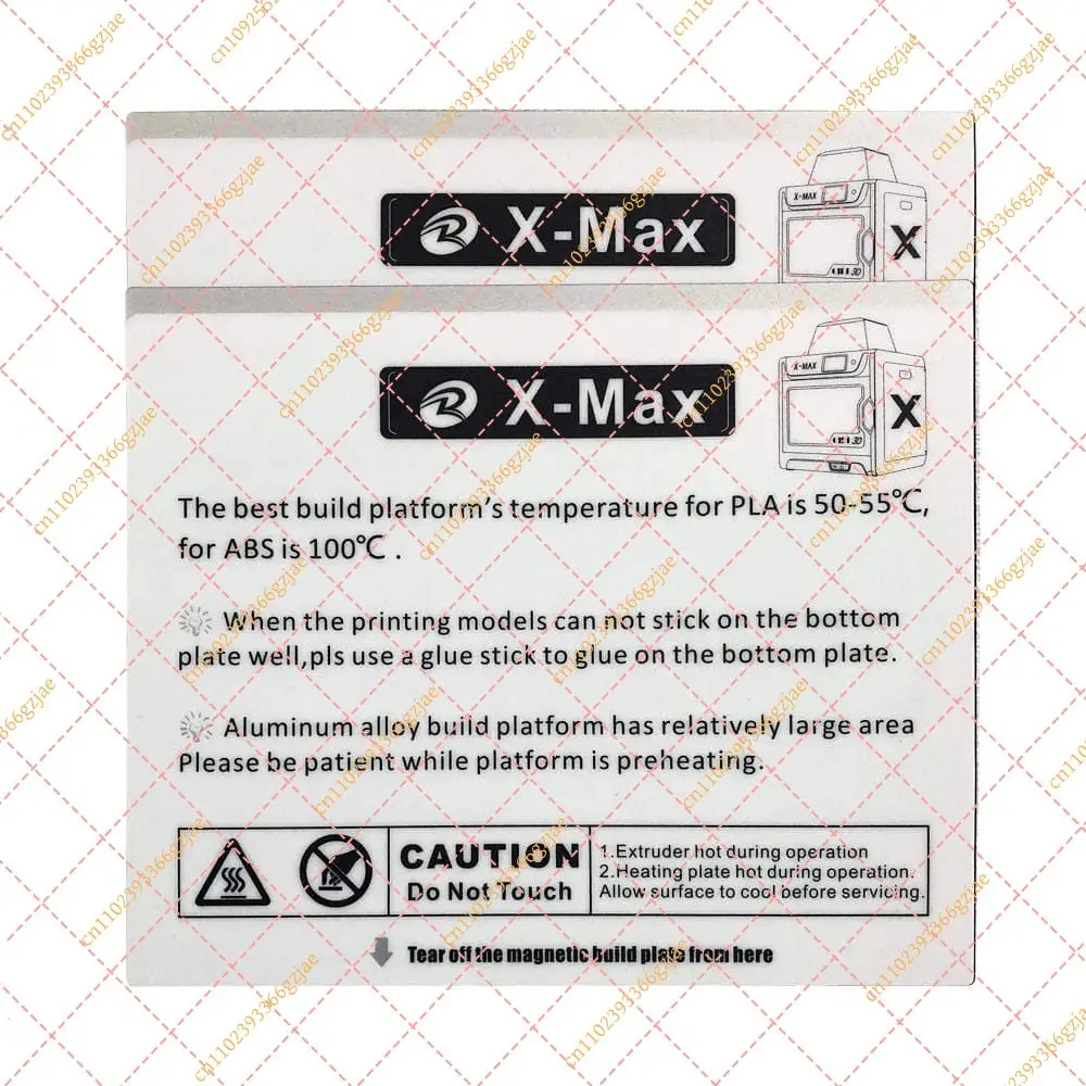 X-Max Build Plate PC board (2pcs)
X-Max Build Plate PC board (2pcs)