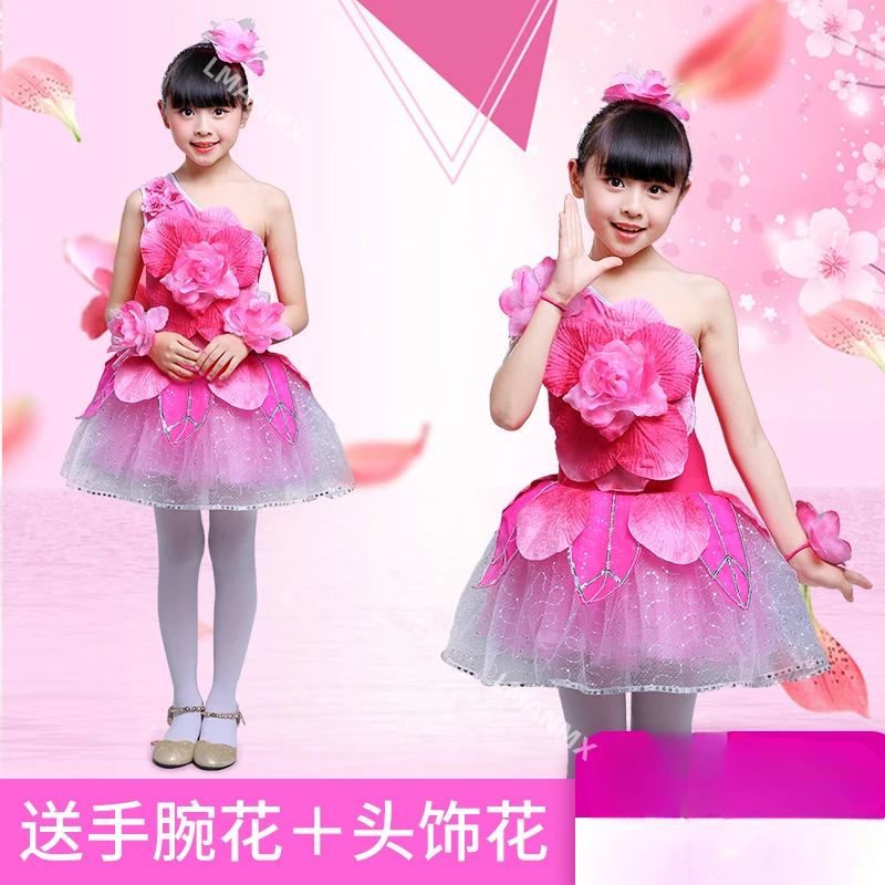 New Year's Day children's performance costume, fluffy skirt, jasmine flower dance, magnolia flower blooming petal skirt
New Year's Day children's performance costume, fluffy skirt, jasmine flower dance, magnolia flower blooming petal skirt