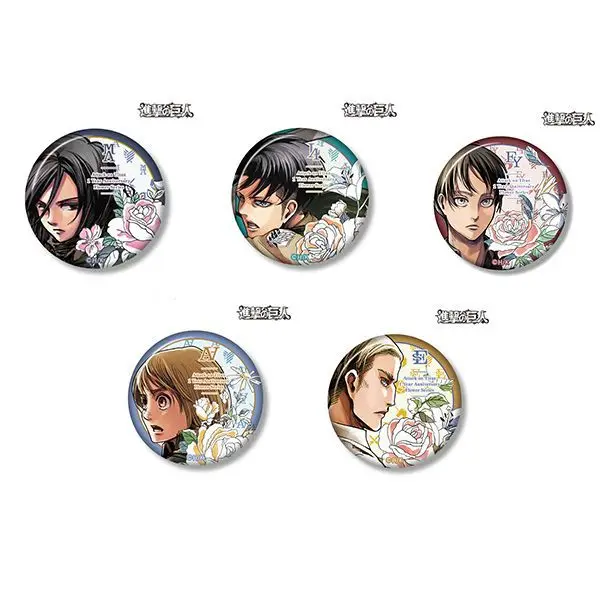 Attack on Titan Anime Badge Levi Ackerman Eren Armin Mikasa Cosplay Pin Brooch Collectible Merchandise Gift for Fans
Attack on Titan Anime Badge Levi Ackerman Eren Armin Mikasa Cosplay Pin Brooch Collectible Merchandise Gift for Fans