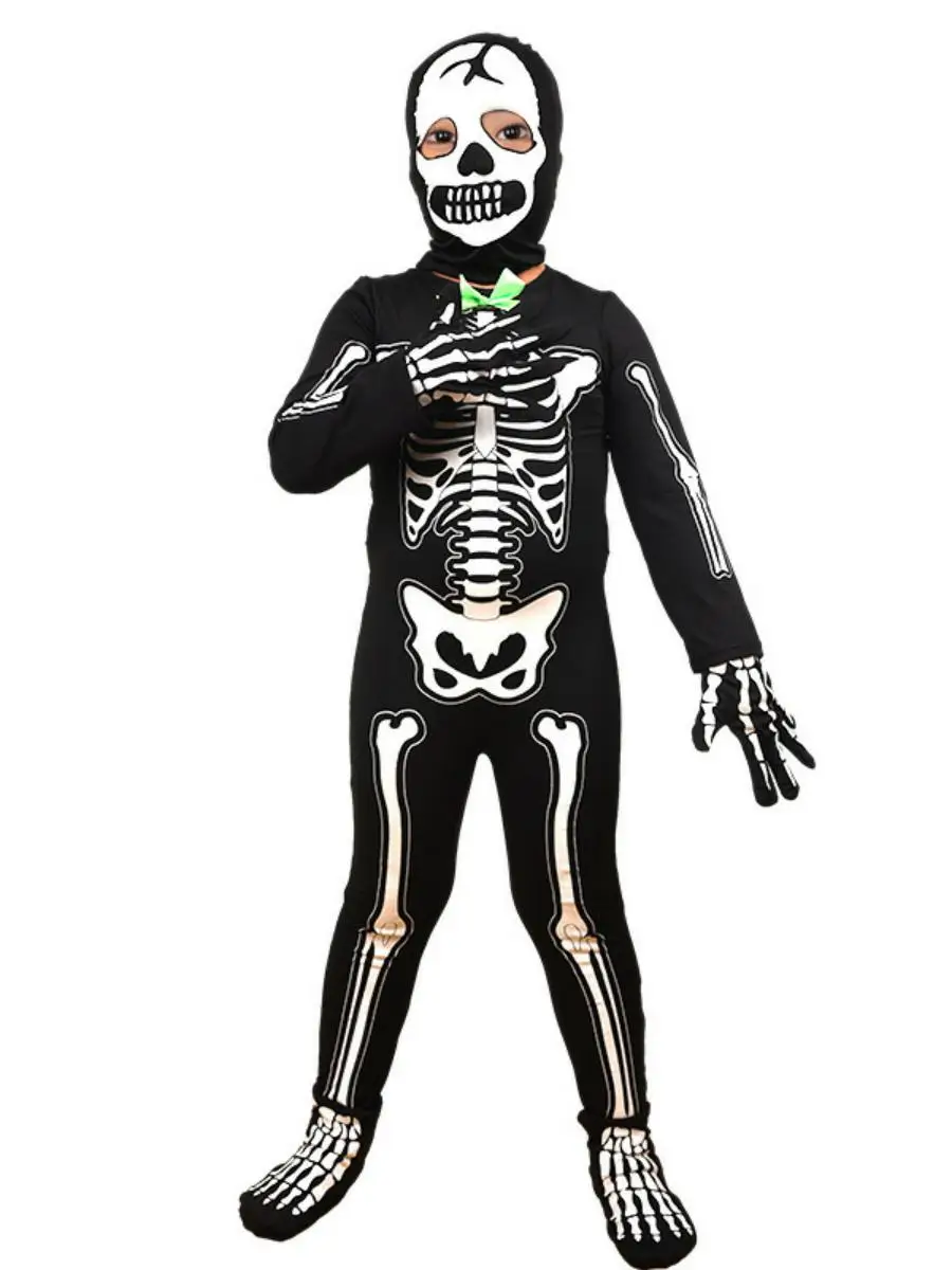 New 2025 loween Children's Bla Glowing Skeleton Costume Polyester Material Night Light Skeleton Outfit Faionable Ladie...
New 2025 loween Children's Bla Glowing Skeleton Costume Polyester Material Night Light Skeleton Outfit Faionable Ladie...