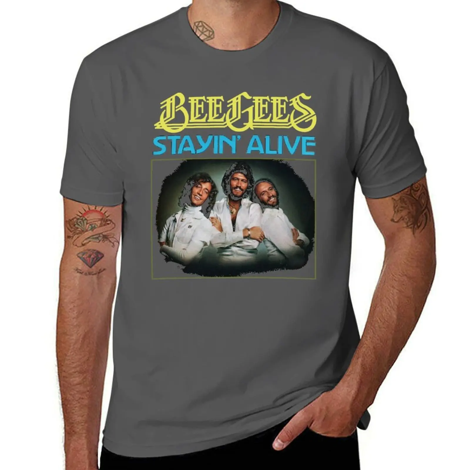 Gees Band Bee Stayin Alive T-Shirt Lightweight Running Sports T-Shirt
Gees Band Bee Stayin Alive T-Shirt Lightweight Running Sports T-Shirt