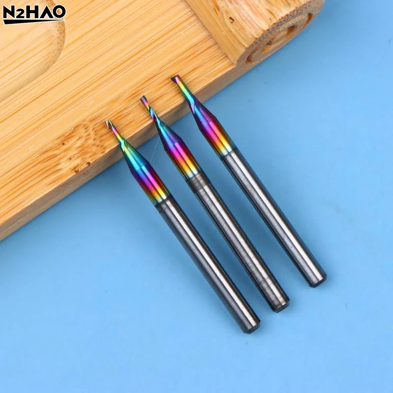 5A TOP Single Flute DLC Coated Milling Cutter - Colorful, For Aluminum Profile & Composite Cutting Head Engraving
5A TOP Single Flute DLC Coated Milling Cutter - Colorful, For Aluminum Profile & Composite Cutting Head Engraving