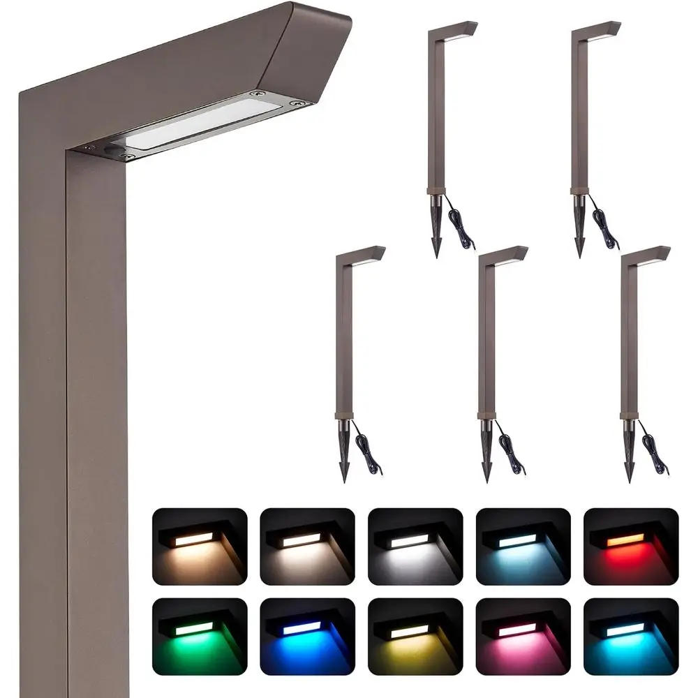 12V 5W RGB LED Color Changing Outdoor Landscape Lights, 6-Pack, Bronze, ETL Listed, Ideal for Walkways, Driveways, Gardens, and
12V 5W RGB LED Color Changing Outdoor Landscape Lights, 6-Pack, Bronze, ETL Listed, Ideal for Walkways, Driveways, Gardens, and