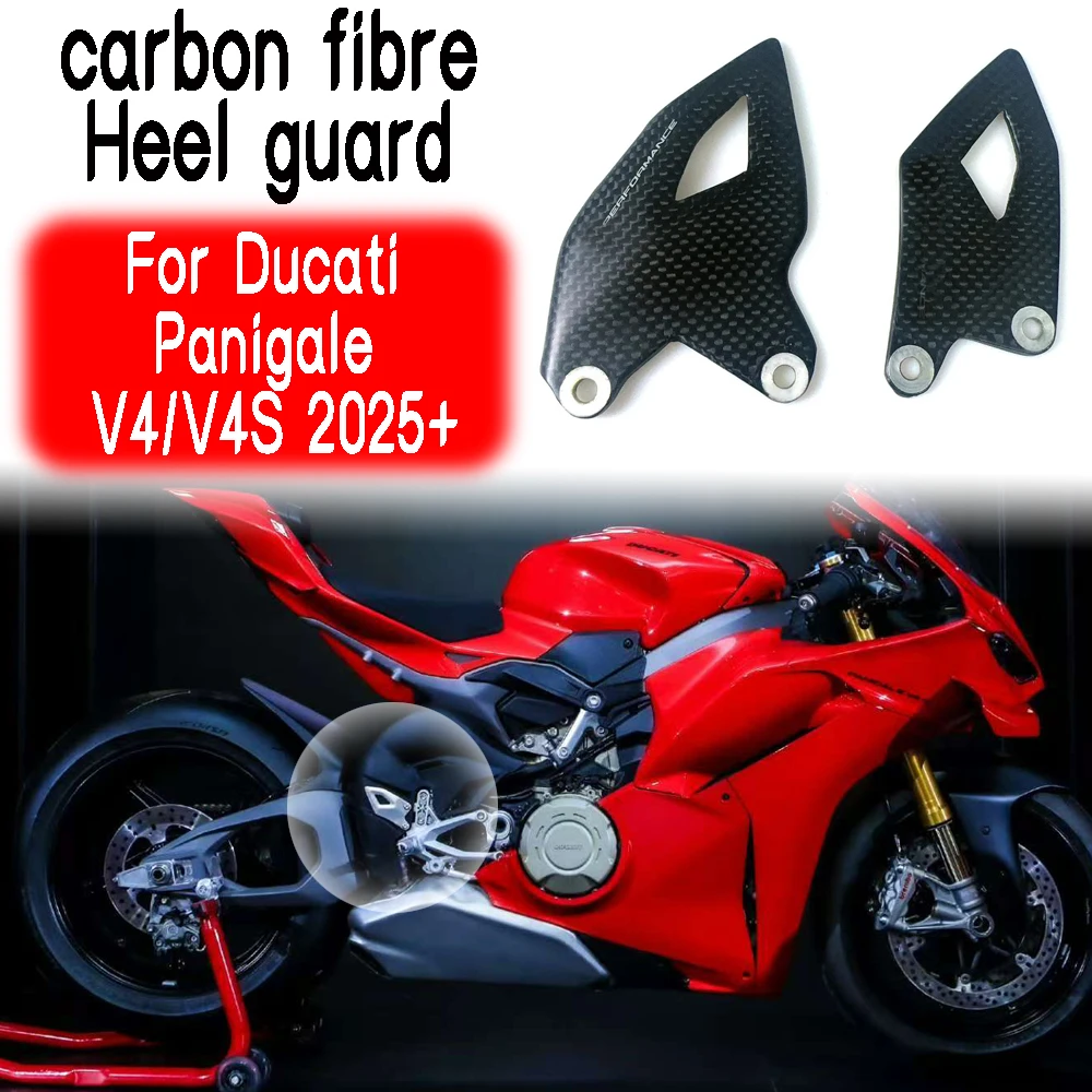 For Ducati Panigale V4/V4S v4 v4s 2025+ Carbon fiber heel board foot protection decorative parts motorcycle accessories
For Ducati Panigale V4/V4S v4 v4s 2025+ Carbon fiber heel board foot protection decorative parts motorcycle accessories