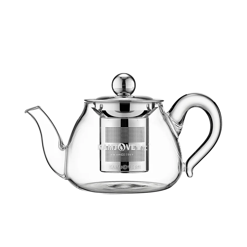 KAMJOVE Glass Teapot With Filter 120-250ml Heat-resisting Glass Teapot Food Contact-grade 304 Stainless Steel Filter Tea kettle
KAMJOVE Glass Teapot With Filter 120-250ml Heat-resisting Glass Teapot Food Contact-grade 304 Stainless Steel Filter Tea kettle