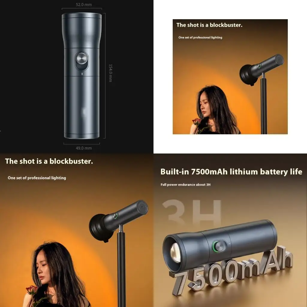 10W Photography Light Adjustable Zoom Rechargeable Battery Handheld Videography Fill Light for Content Creators F19E
10W Photography Light Adjustable Zoom Rechargeable Battery Handheld Videography Fill Light for Content Creators F19E