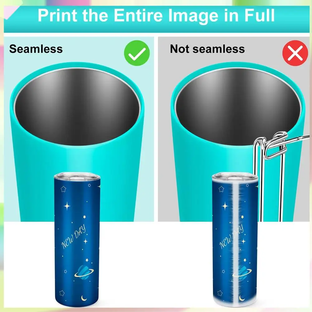B23B Sublimation Tumblers Sleeve For 20 Oz, Sublimation Tumbler Silicone Bands Sleeve Kit, For Sublimation Tumbler Heat Press
B23B Sublimation Tumblers Sleeve For 20 Oz, Sublimation Tumbler Silicone Bands Sleeve Kit, For Sublimation Tumbler Heat Press