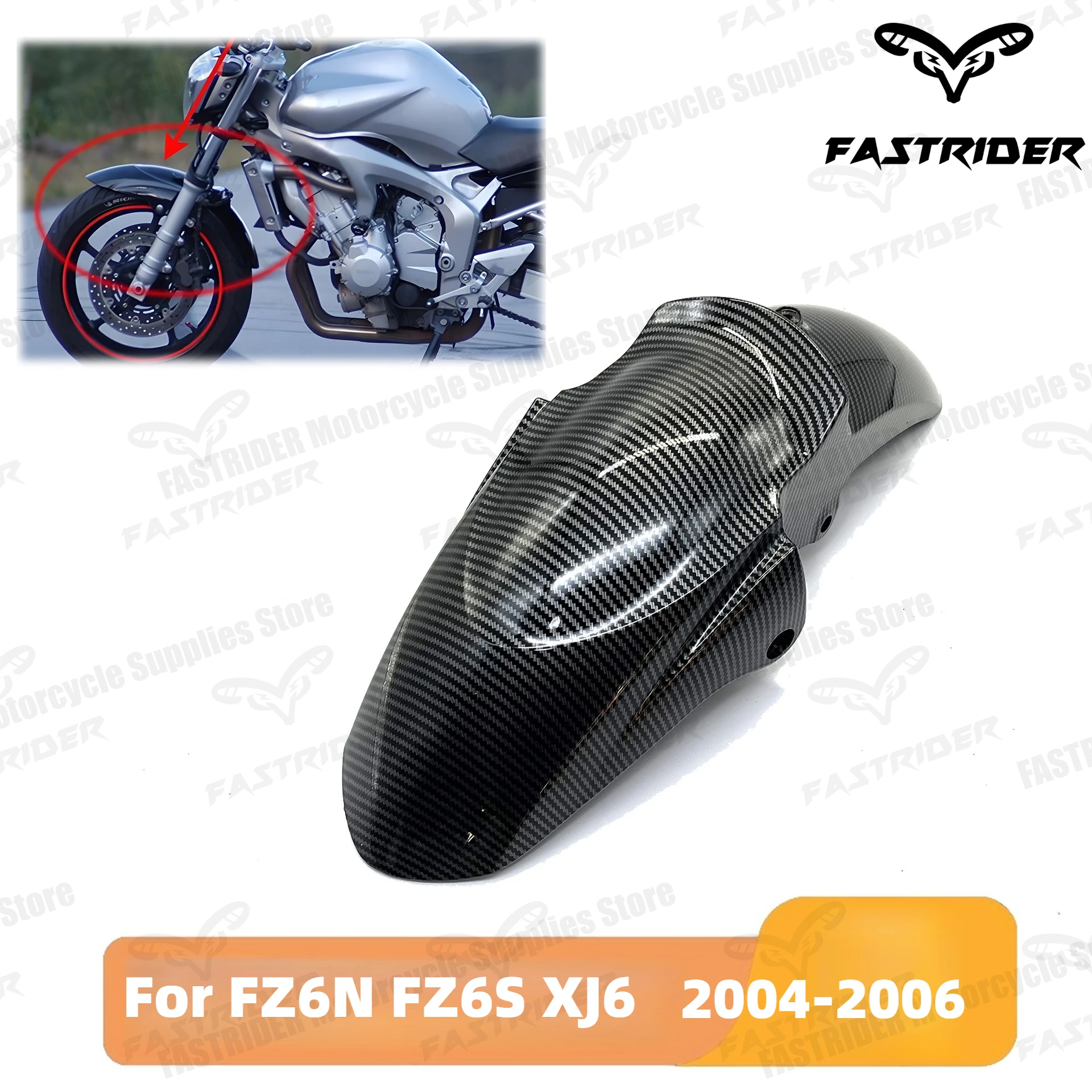 Suitable for FZ6N FZ6S XJ6 2004-2006 Front Fender, Front Shavings Motorcycle Modification Accessories
Suitable for FZ6N FZ6S XJ6 2004-2006 Front Fender, Front Shavings Motorcycle Modification Accessories