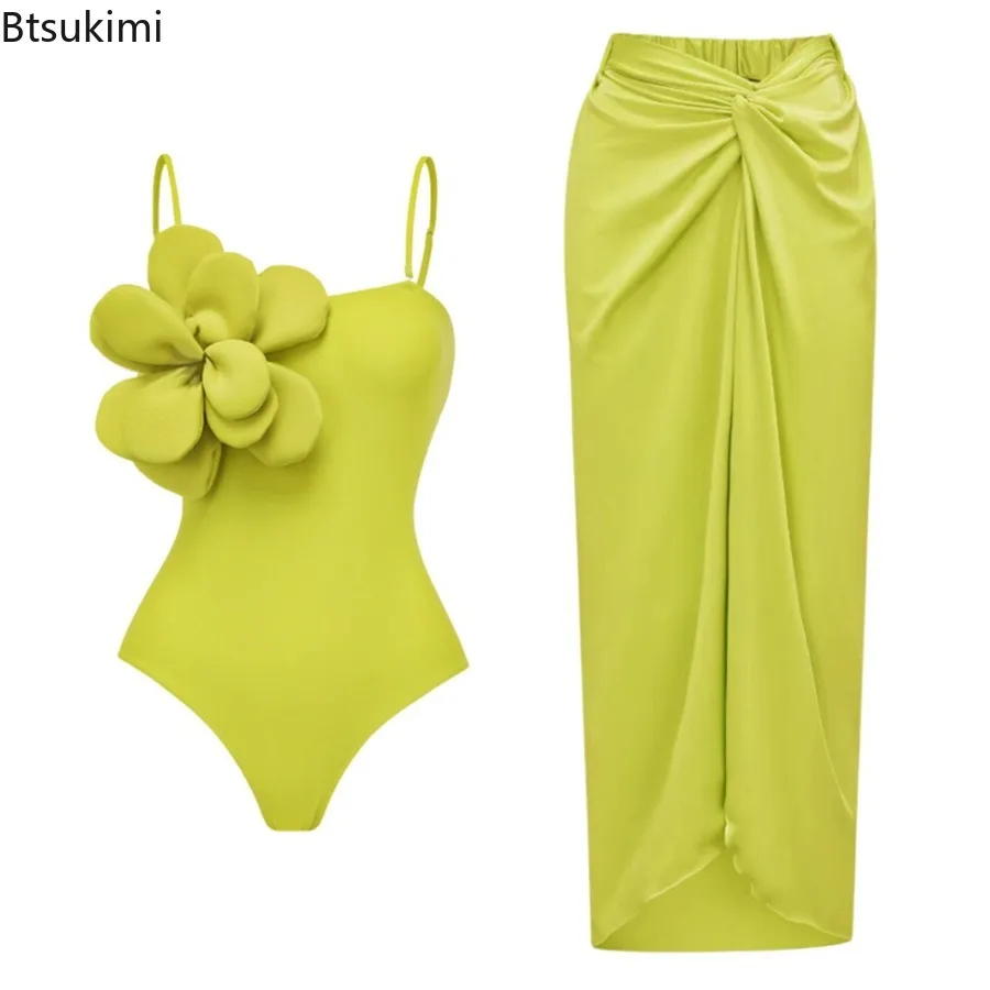 New 2025 Flower One Piece Swimsuit Luxury Women Swimwear Monokini Bodysuit Swim Suit Bathing Suit Belt Beach Wear Summer Suits
New 2025 Flower One Piece Swimsuit Luxury Women Swimwear Monokini Bodysuit Swim Suit Bathing Suit Belt Beach Wear Summer Suits