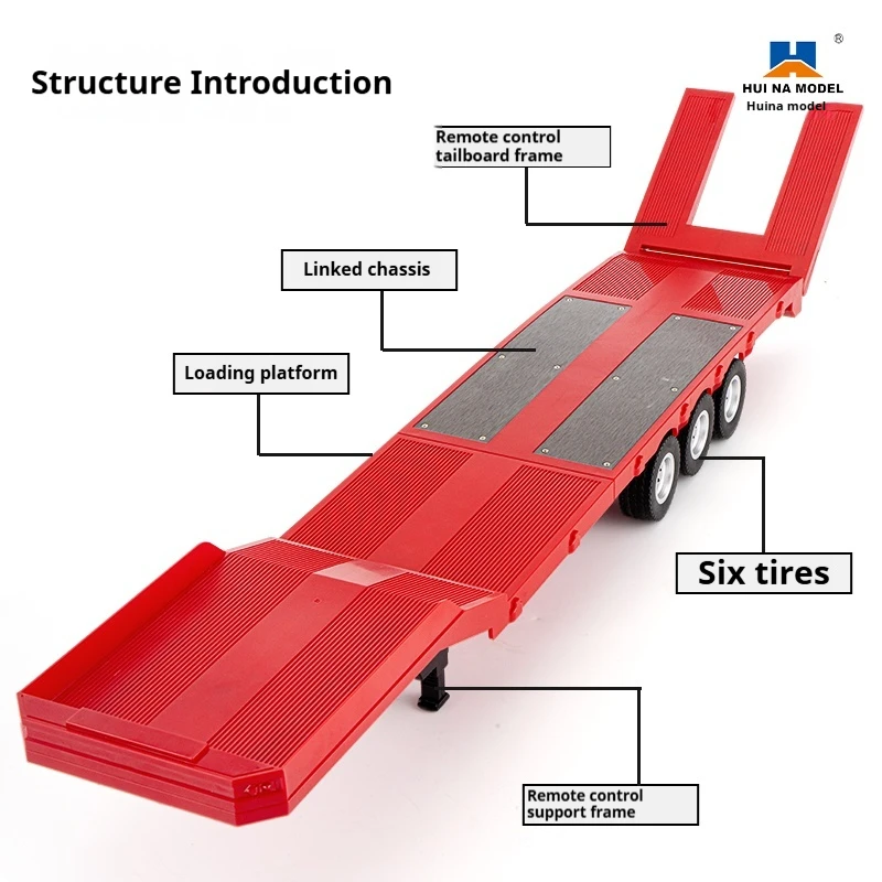 Car Toys Huina 1502 Rc Trailer 1/18 Platform Semi Trailer For 1:18 770s Rc Tractor Truck Remote Control Cars Vehicle Hobby Model 
Car Toys Huina 1502 Rc Trailer 1/18 Platform Semi Trailer For 1:18 770s Rc Tractor Truck Remote Control Cars Vehicle Hobby Model