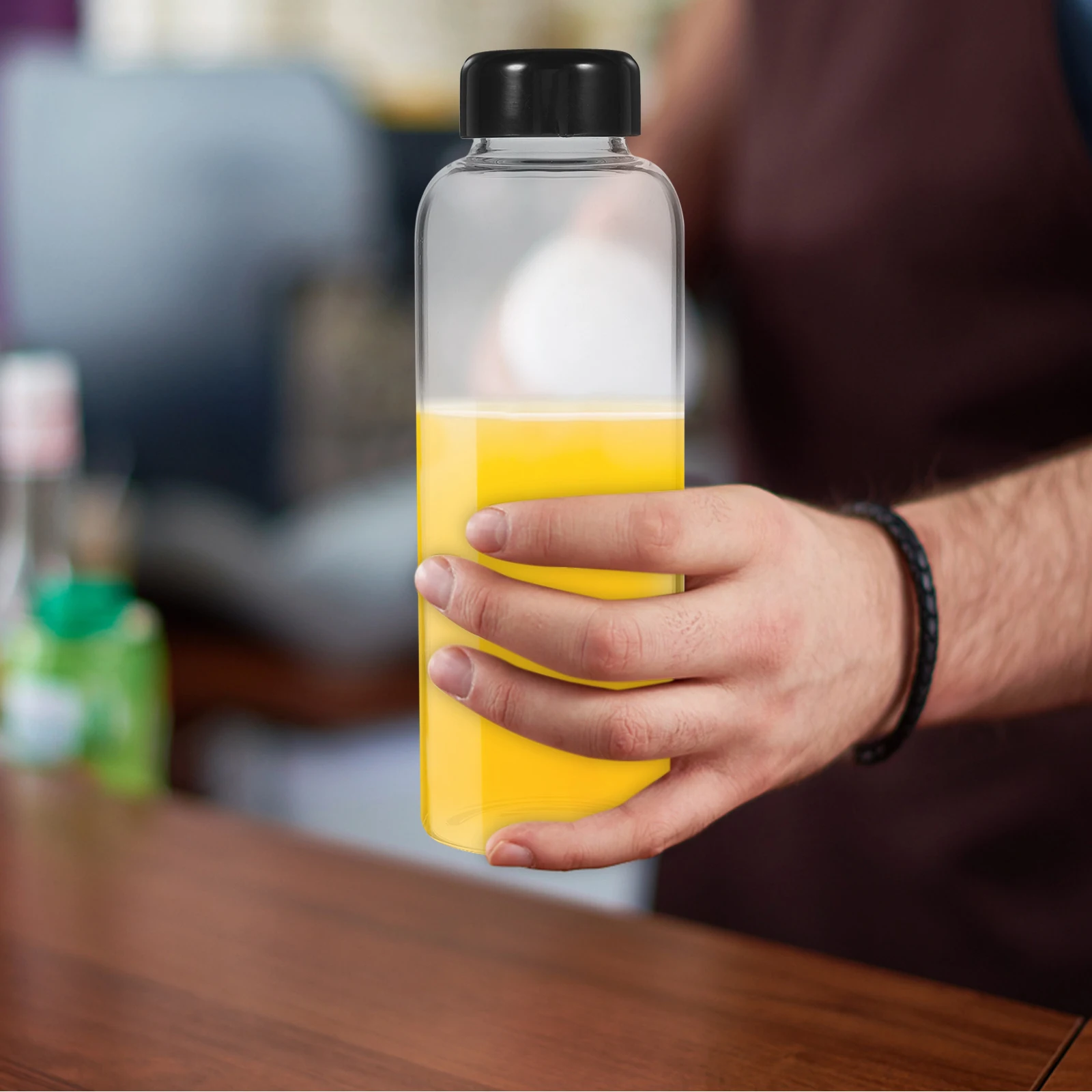 Large Capacity Glass Water Bottle Clear Leakproof Sealed Lid Portable Drinking Bottle for Sports Fitness Outdoor Use
Large Capacity Glass Water Bottle Clear Leakproof Sealed Lid Portable Drinking Bottle for Sports Fitness Outdoor Use