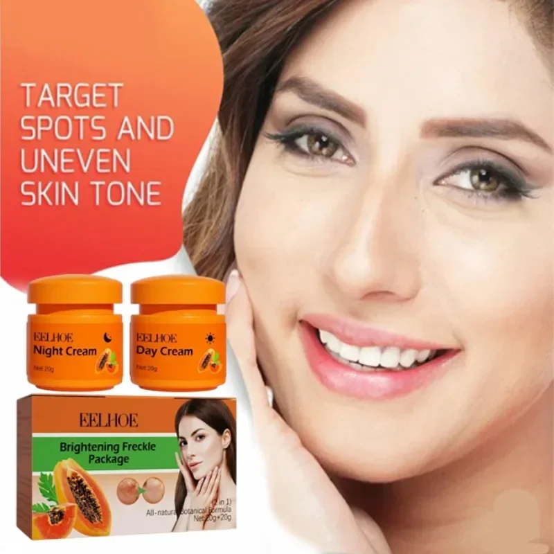 Effective Freckles Removal Cream Dark Spot Correction Improve Dark Skin Moisturizing Whitening Papaya Day Night Cream Skin care
Effective Freckles Removal Cream Dark Spot Correction Improve Dark Skin Moisturizing Whitening Papaya Day Night Cream Skin care