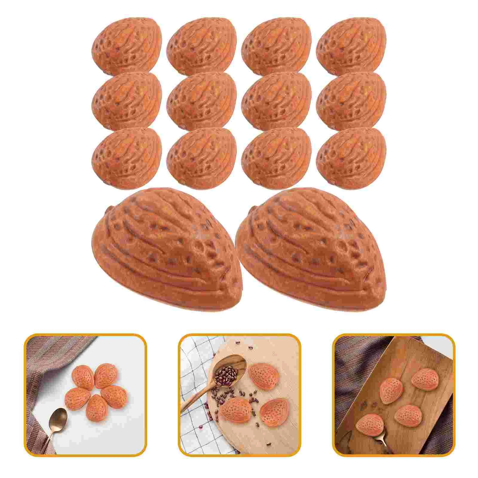 20Pcs Realistic Almonds Decors Artificial Almonds Fake Nuts Lifelike Model Table Almonds Decorations
20Pcs Realistic Almonds Decors Artificial Almonds Fake Nuts Lifelike Model Table Almonds Decorations